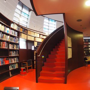 Bibliothek vor Ort