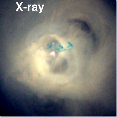 Perseus-Galaxienhaufen im Röntgenlicht