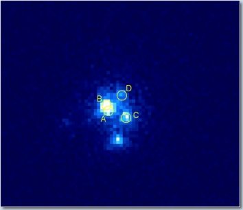 X-ray image of the gravitational lens