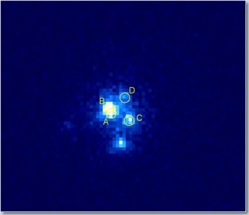 Gravitationslinse im Röntgenlicht