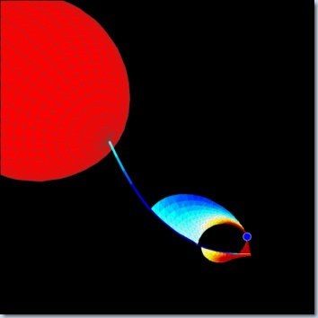 View of a cataclysmic variable