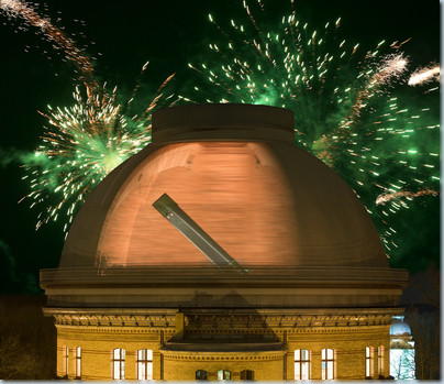 Montage Refraktor und Feuerwerk