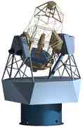 Design drawing of the GREGOR telescope. ...
