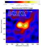 Image of a solar flare reconstructed fro...