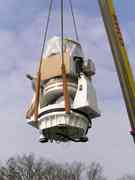 Delivery of the 80-cm RoboTel on 2005 Ma...