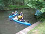 Betriebsausflug 2005 in den Spreewald.<P...