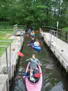 Betriebsausflug 2005 in den Spreewald.<P...