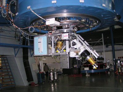 Technical installation at the end of a telescope
