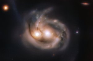 Reconstructed VLT/MUSE image of dual AGN galaxy Mrk 739.