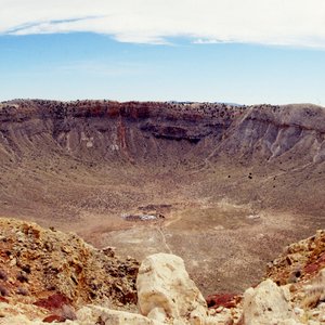 Big hole in surface of the Earth