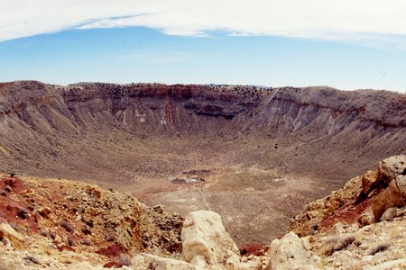 Big hole in surface of the Earth