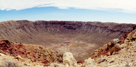 Big hole in surface of the Earth