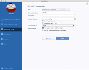 FortiClient-vpn-connection