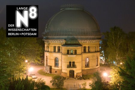 The Great Refractor at night