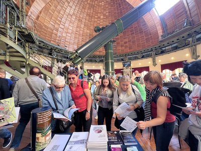 Visitors at the Great Refraktor