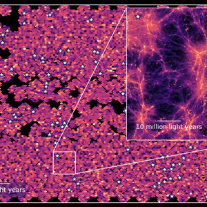Map of lyman alpha wavelength