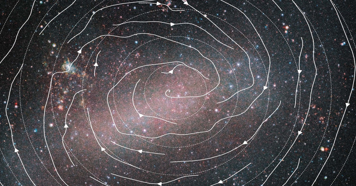 Stellar motions reveal backbone of the Large Magellanic Cloud | AIP
