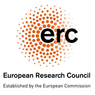 Logo of the European Research Council ERC.
