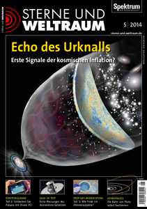 Sterne und Weltraum 2014 Mai titelblatt