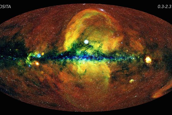 Sky map in X-ray