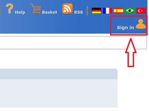 Sign in library account